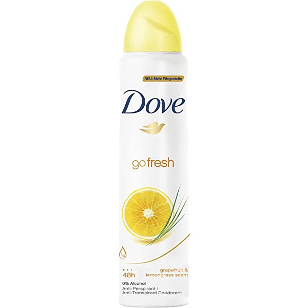 DESODORANTE DOVE EN SPRAY GRAPEFRUIT AND LEMONGRASS 150 ML 