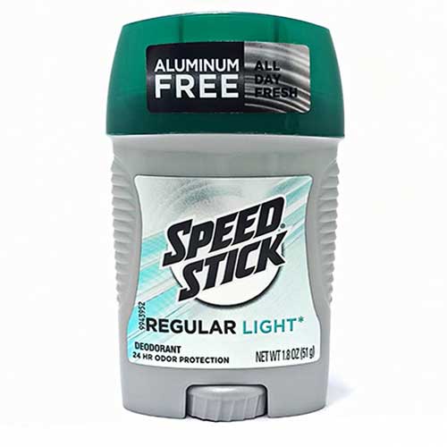 DESODORANTE SPEED STICK REGULAR LIGHT 51 GR