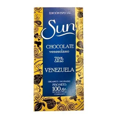 CHOCOLATE SUN VENEZUELA 100 GR