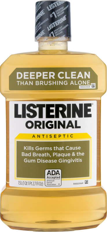 ENJUAGUE BUCAL LISTERINE ORIGINAL 1.5 LT.