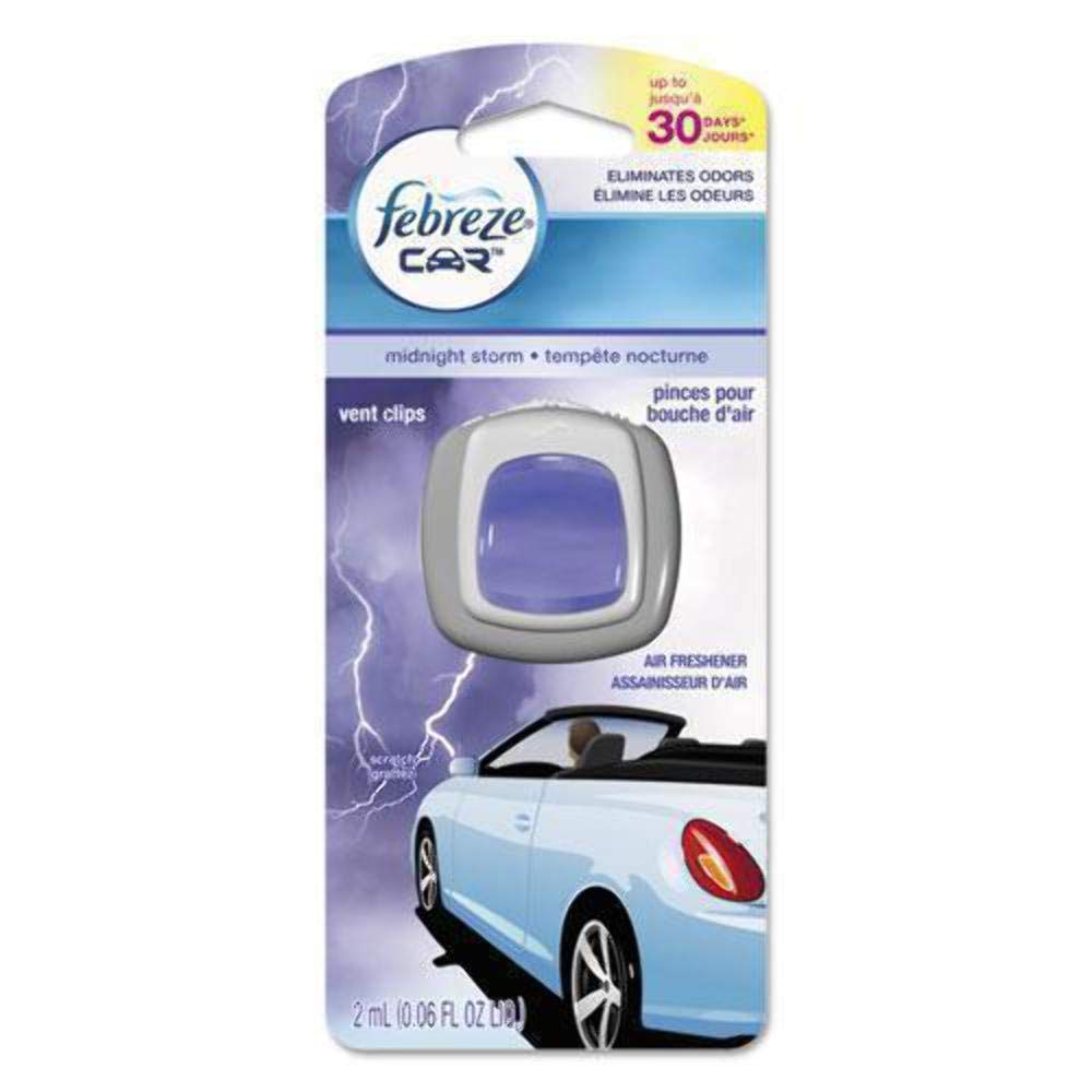 AMBIENTADOR FEBREZE AUTO MIDNIGHT STORM 1 CLIPS 2ML