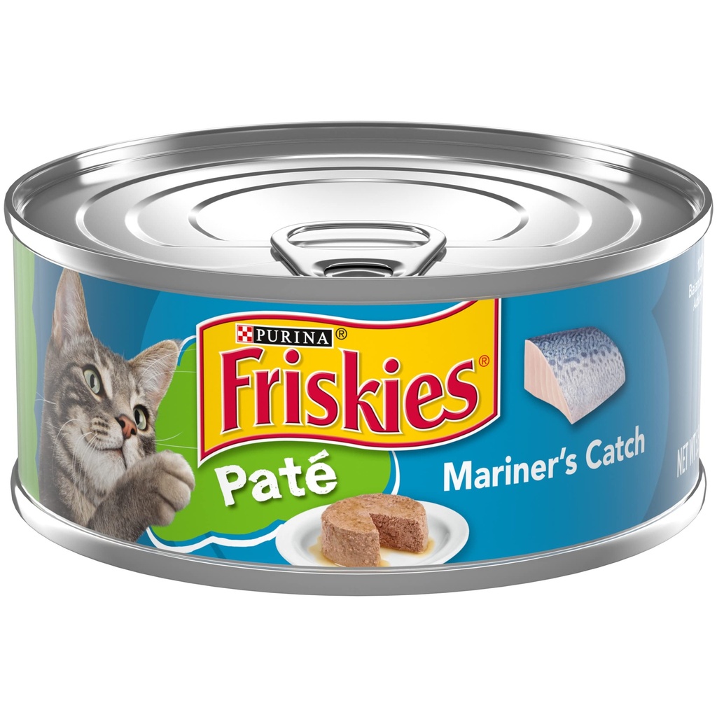 ALIMENTO PARA GATOS PURINA FRISKIES PATE MARINERS CATCH 156 GR 
