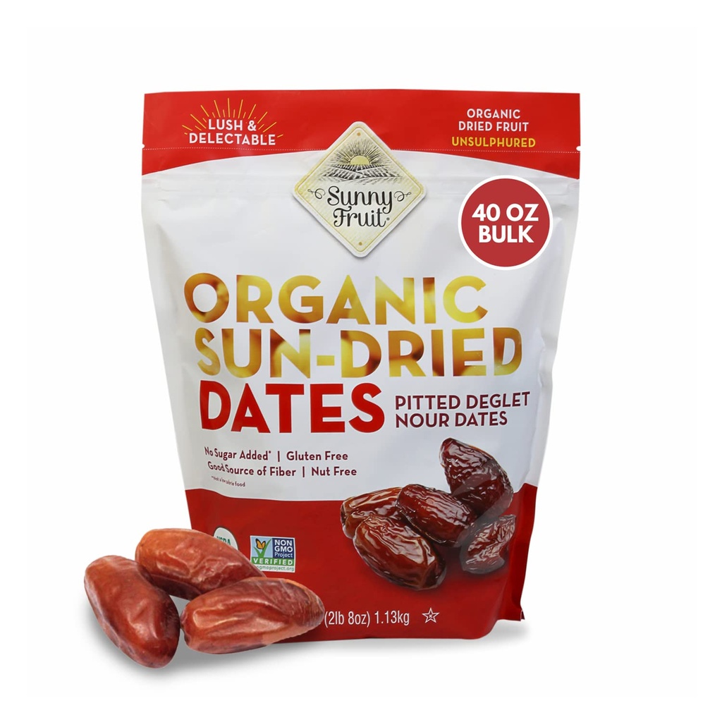 DATILES SUNNY FRUIT ORGANICOS SECOS 1.13 KG