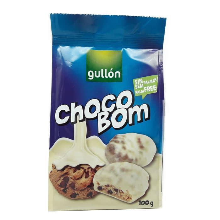 GALLETA GULLON CHOCO BOM BLANCO 100 GR