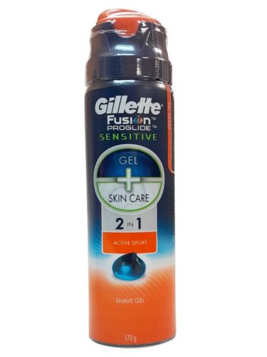 GEL DE AFEITAR GILLETTE FUSION PROGLIDE SENSITIVE 2EN1 170 GR