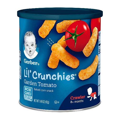 SNACK GERBER LIL CRUNCHIES GARDEN TOMATO 42 GR