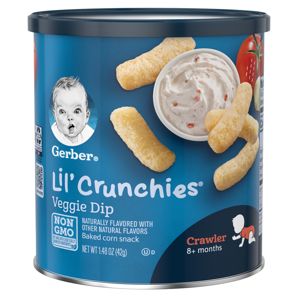 SNACKGERBER LIL CRUNCHIES VEGGIE DIP 42 GR