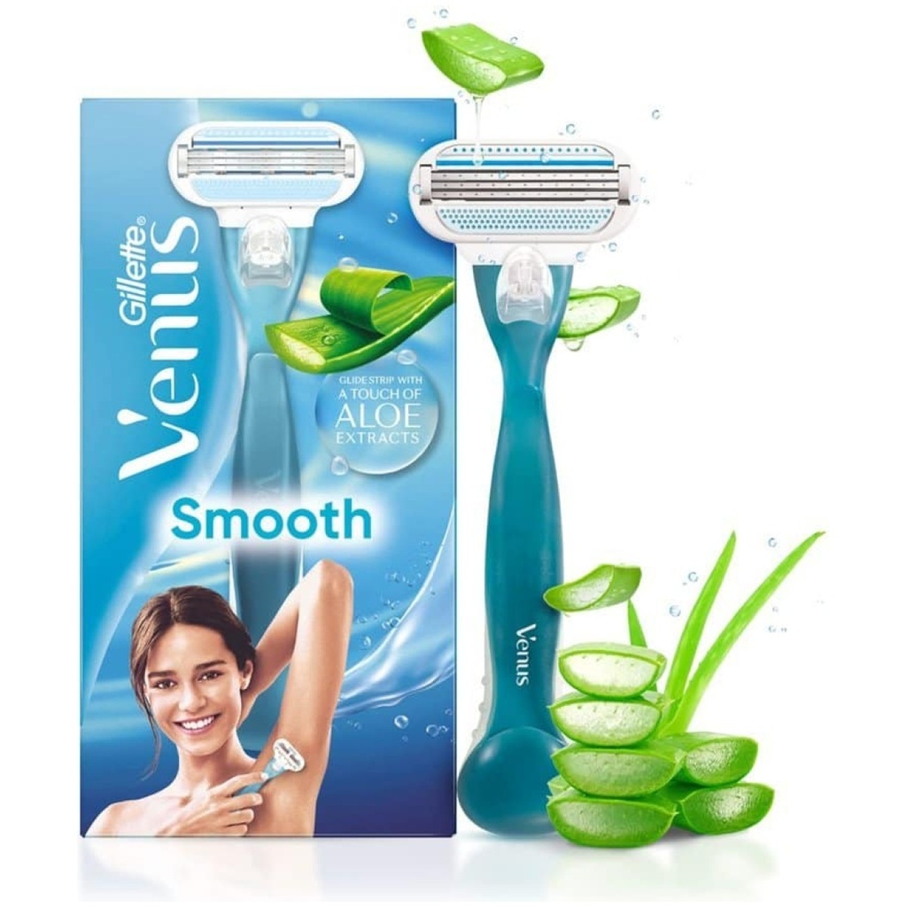 AFEITADORA GILLETTE VENUS SMOOTH ALOE 