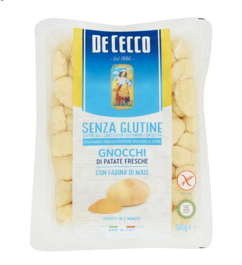 GNOCCHI DE PAPA DE CECCO SIN GLUTEN DE CECCO 500 GR.