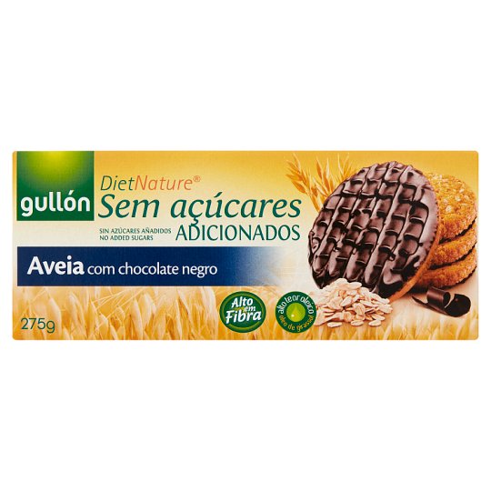 GALLETA GULLON DIET NATURE SIN AZUCARES AVENA CON CHOCOLATE 275 GR 