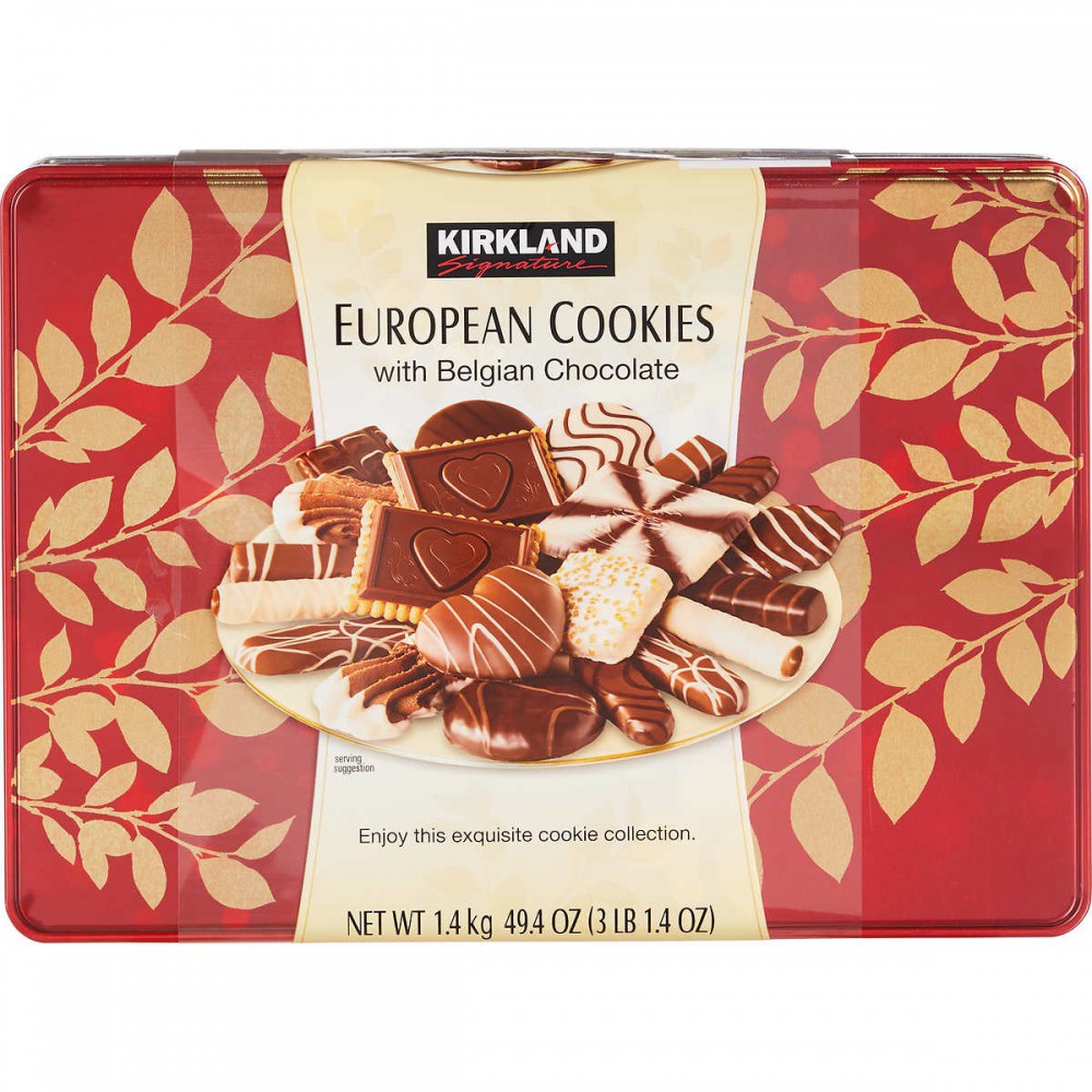 GALLETA KIRKLAND EUROPEAN COOKIES WITH BELGIAN CHOCOLATE 1.4 KG