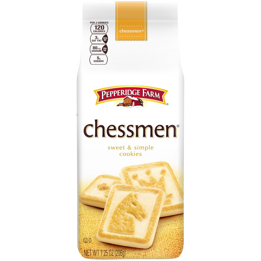 GALLETA PEPPERIDGE FARM MILANO CHESSMEN BUTTER 206 GR 