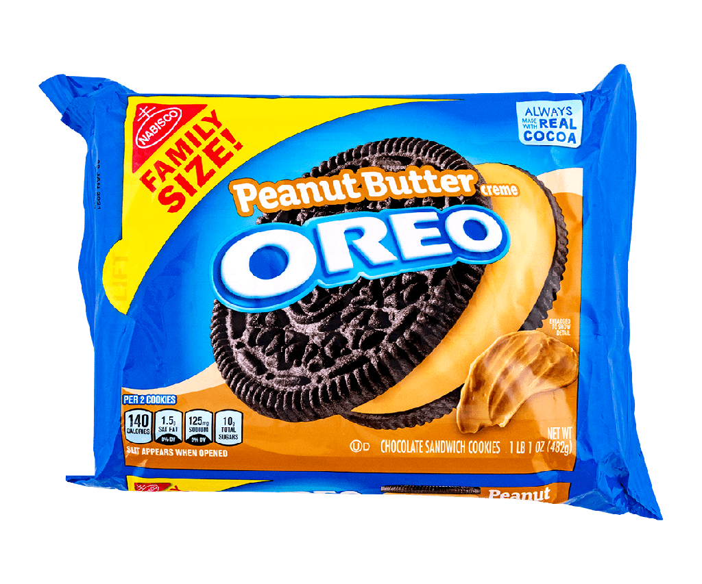 GALLETA NABISCO OREO PEANUT BUTTER 482 GR