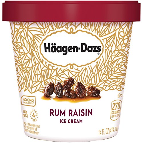 HELADO HAAGEN DAZS RUM RAISIN 414 ML