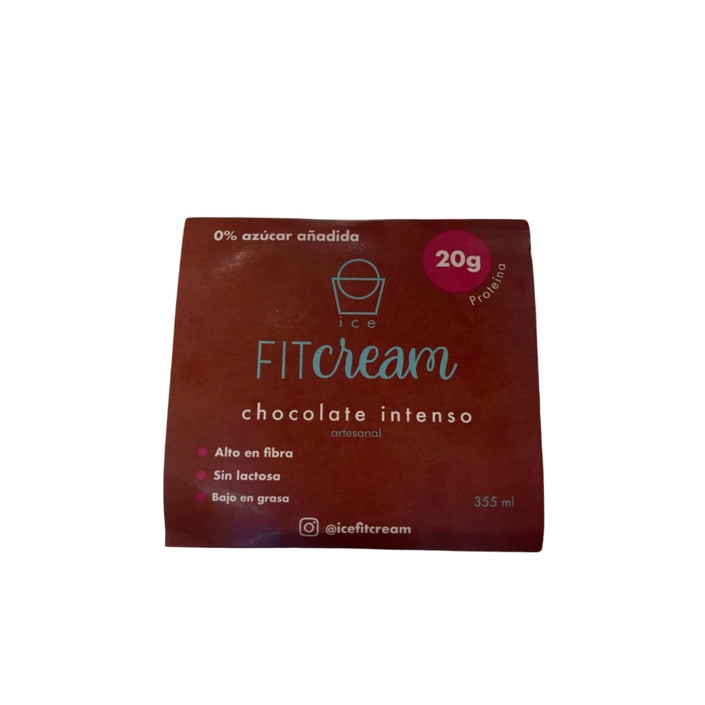 HELADO ICE FITCREAM CHOCOLATE INTENSO 355 ML