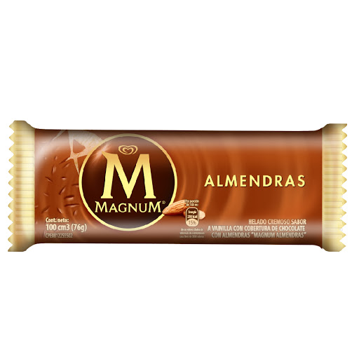 HELADO MAGNUM PALETA ALMENDRAS