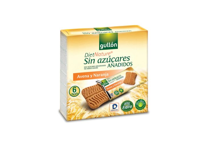 GALLETA GULLONSNACK AVENA NARANJA NERO 144 GR