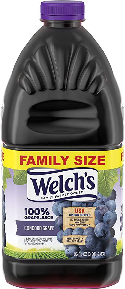 JUGO WELCHS 100% GRAPE JUICE FAMILY SIZE 2.83 L