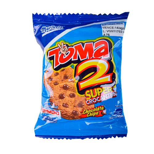 GALLETAS MARIANELA CHOCO CHIPS  TOMA 2 BIMBO