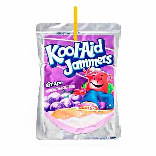 BEBIDA KOOL AID JAMMERS GRAPE 177 ML 