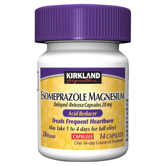 PROTECTOR GASTRICO KIRKLAND ESOMEPRAZOL WITH MAGNESIUM 20 MG 14 CAP