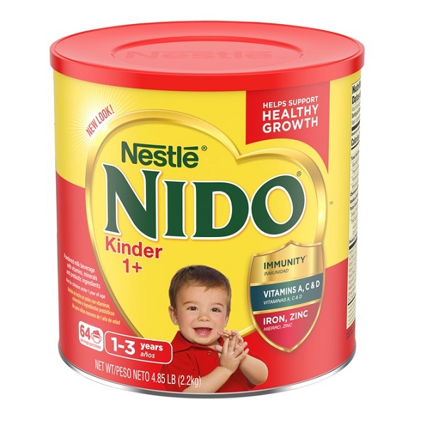 LECHE NESTLE NIDO KINDER 1+ TAPA ROJA 2.2 KG