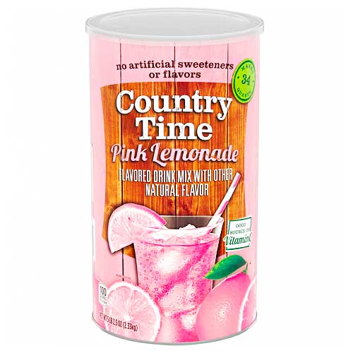 LIMONADA EN POLVO COUNTRY TIME PINK LEMONADE 2.33 KG