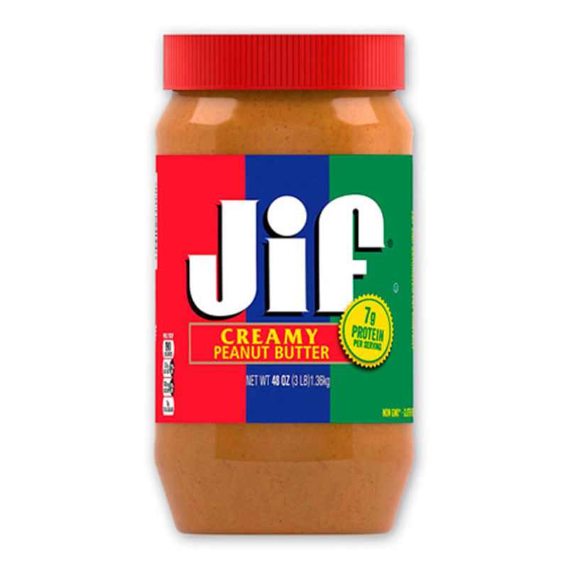MANTEQUILLA DE MANI JIF ROJA 1.36 KG