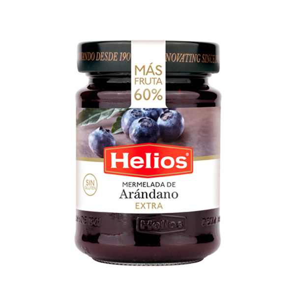 MERMELADA HELIOS ARANDANO EXTRA 340 GR