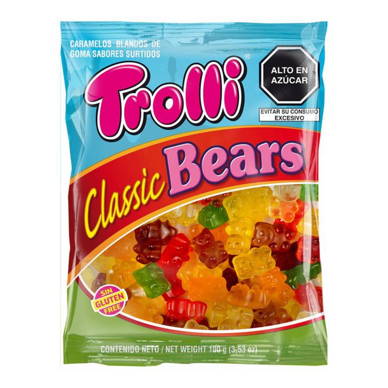 GOMITAS TROLLI CLASSIC BEARS 100 GRS