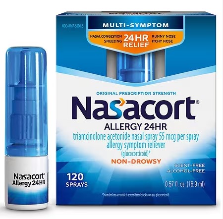 SPRAY NASAL NASACORT ALLERGY 120 SPRAYS 16.9 ML