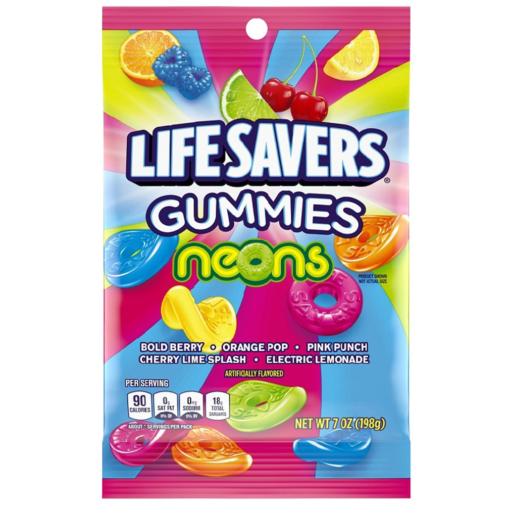 GOMITAS LIFE SAVERS NEONS 198 GR