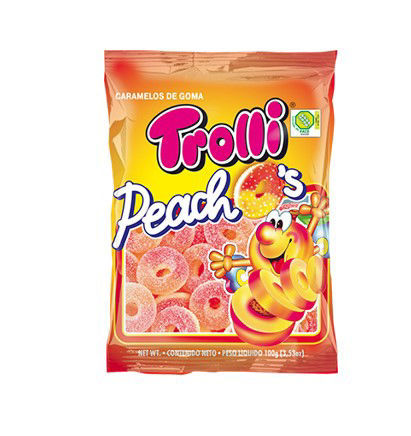 GOMITAS TROLLI PEACH RINGS 100 GR