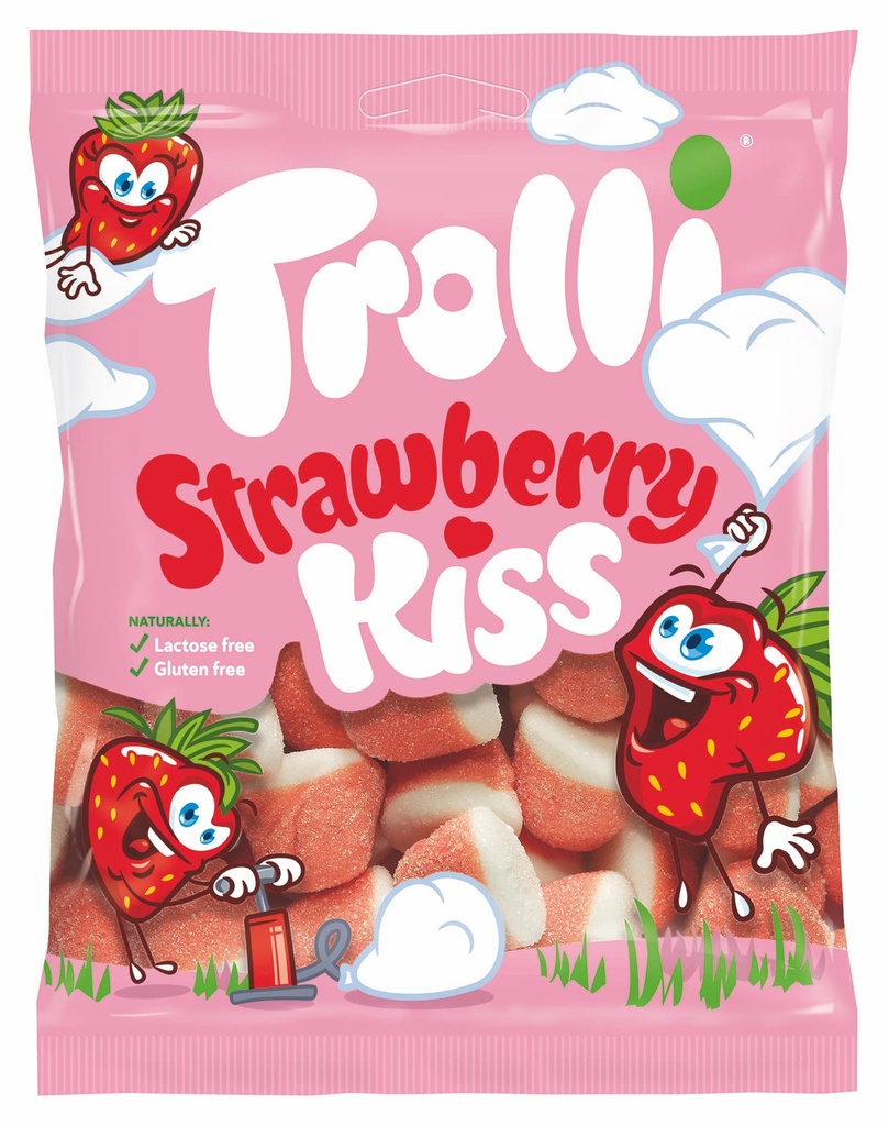 GOMITAS TROLLI STRAWBERRY KISS 100 GR