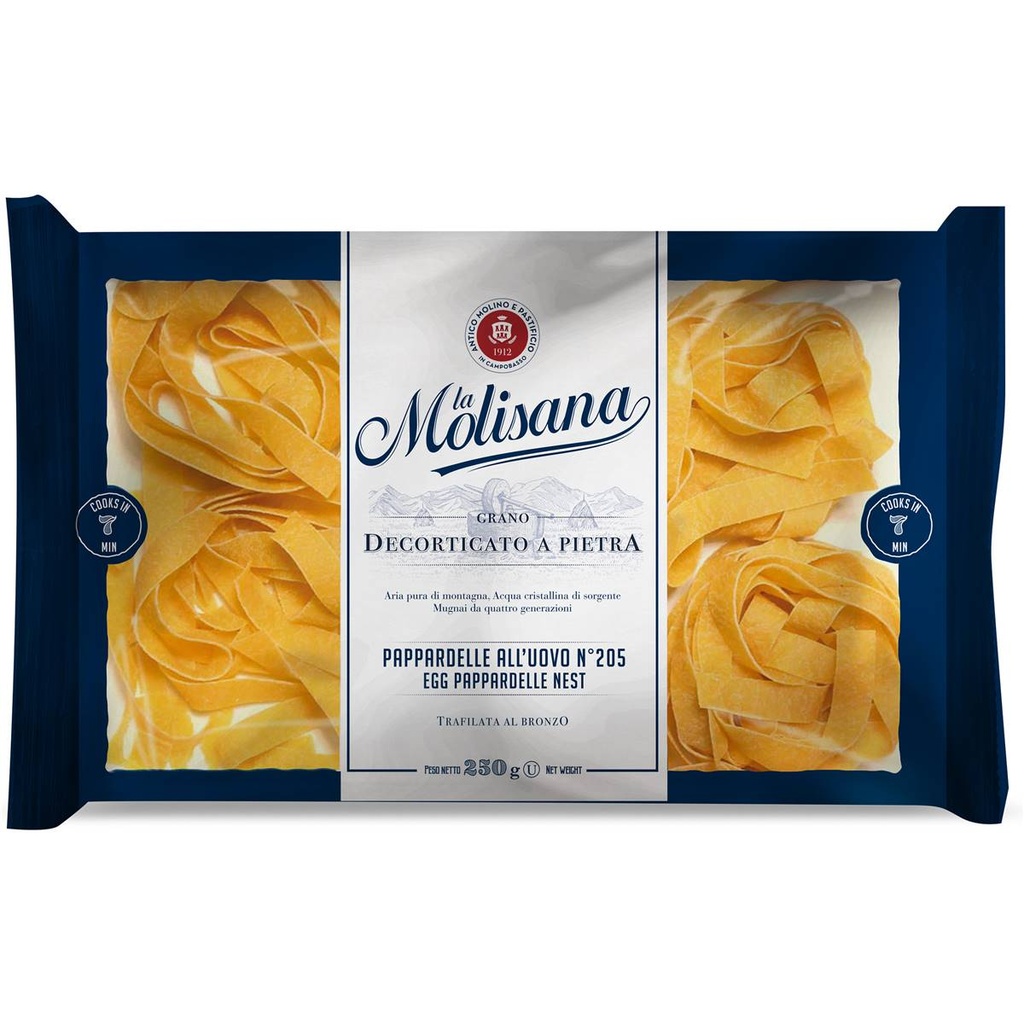 PASTA LA MOLISANA PAPPARDELLE ALL UOVO # 205 250 GR