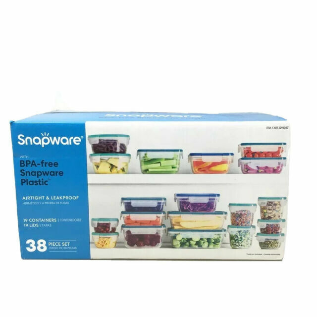 ENVASES DE PLASTICO SNAPWARE PYREX PLASTIC 38 PIECE SET 