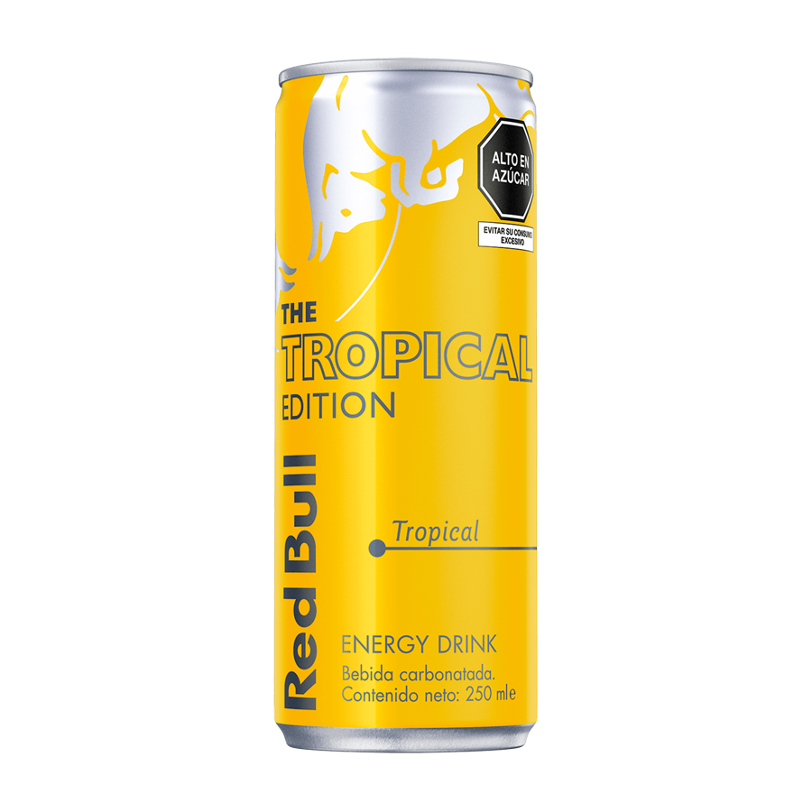 BEBIDA ENERGIZANTE RED BULL TROPICAL 250 ML
