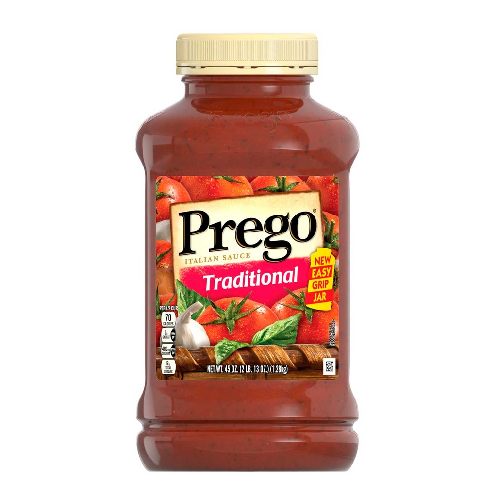 SALSA PREGO TRADITIONAL 1,28 KG