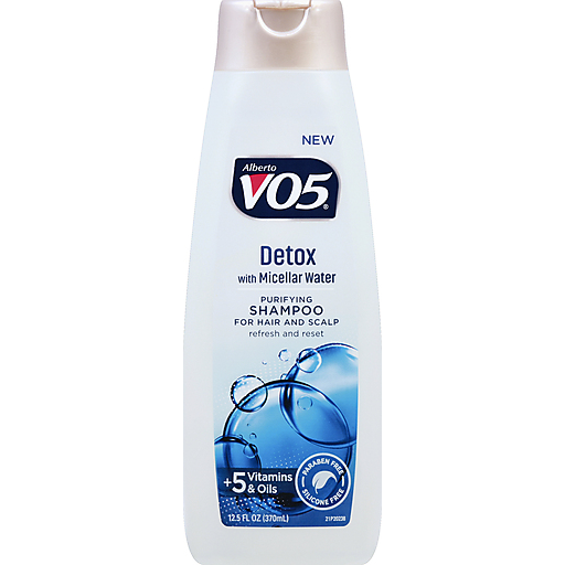 SHAMPOO ALBERTO VO5 DETOX WITH MICELLAR WATER 370ML