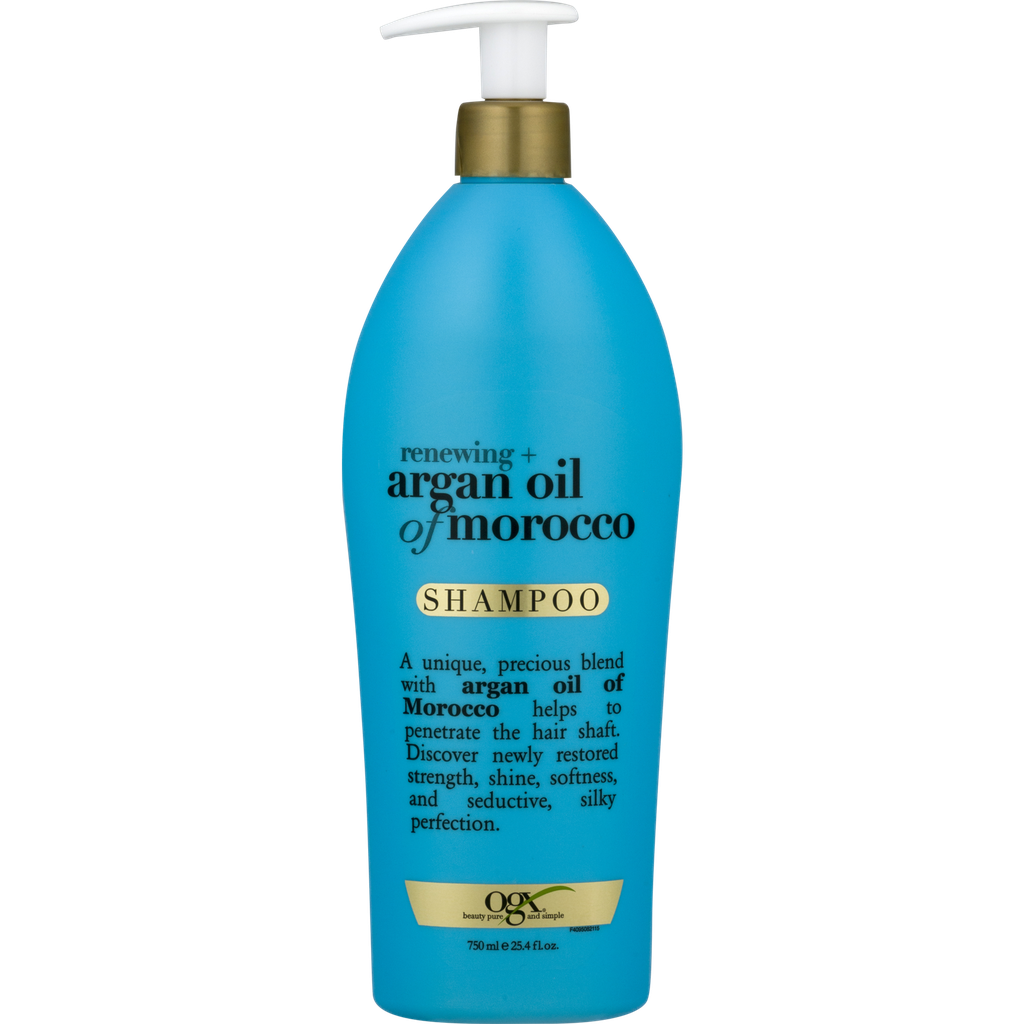 SHAMPOO OGX ARGAN OIL OF MOROCO CON DISPENSADOR 750 ML.