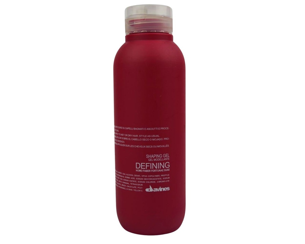 GEL CAPILAR DAVINES SHAPING GEL DEFINING 250 ML 