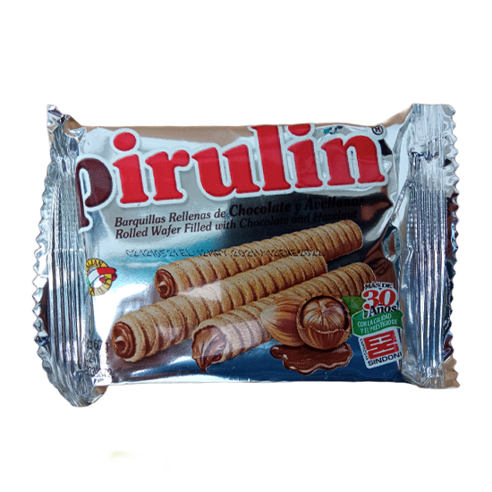 GALLETA SINDONI PIRULIN CHOCO AVELLANA 16 GR