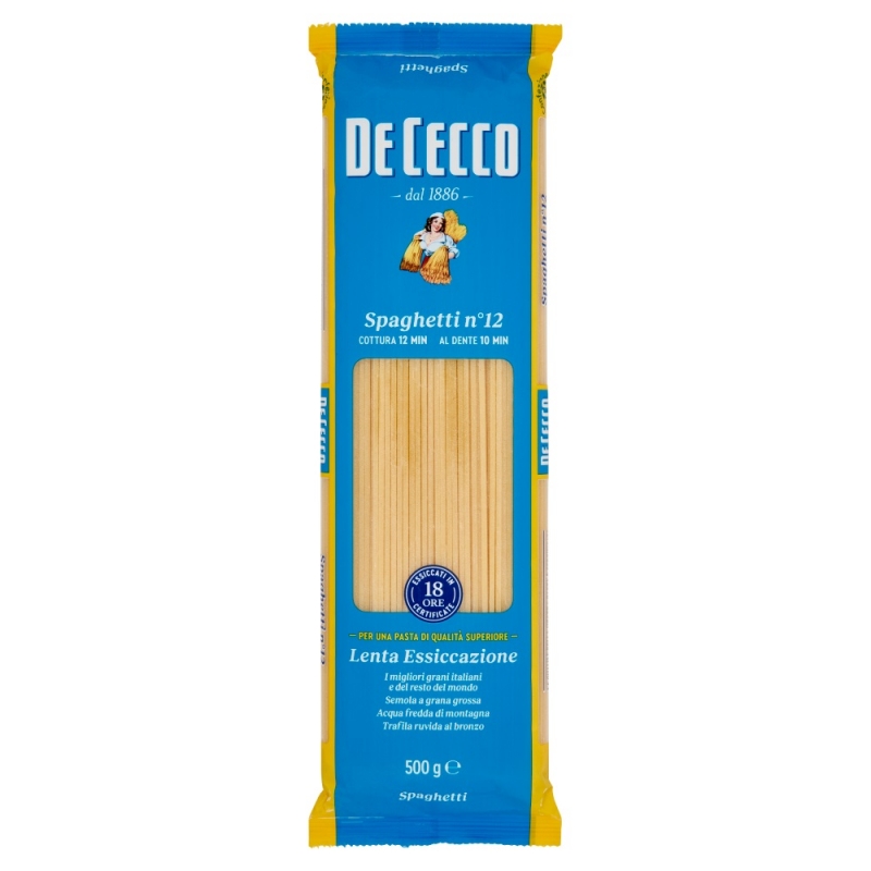 SPAGHETTI DE CECCO N° 12  500 GR