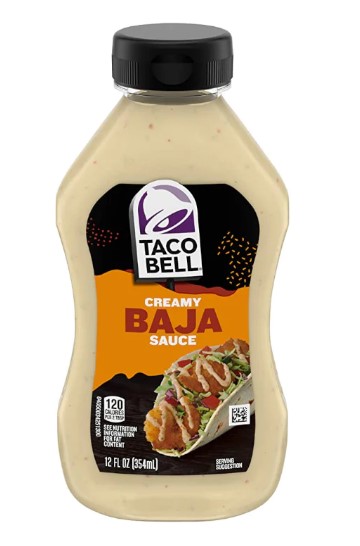 SALSA TACO BELL CREAMY BAJA SAUCE 354 ML