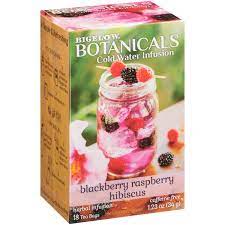 TE BIGELOW BOTANICALS BLACKBERRY RASBERRY HIBISCUS COLD 34 GR