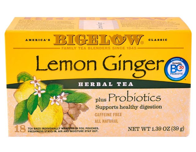 TE BIGELOW DE LIMON Y JENGIBRE CON PROBIOTICO 39 GR