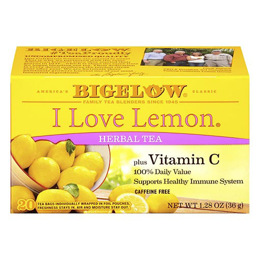 TE BIGELOW I LOVE LEMON HERBAL TEA 36 GR