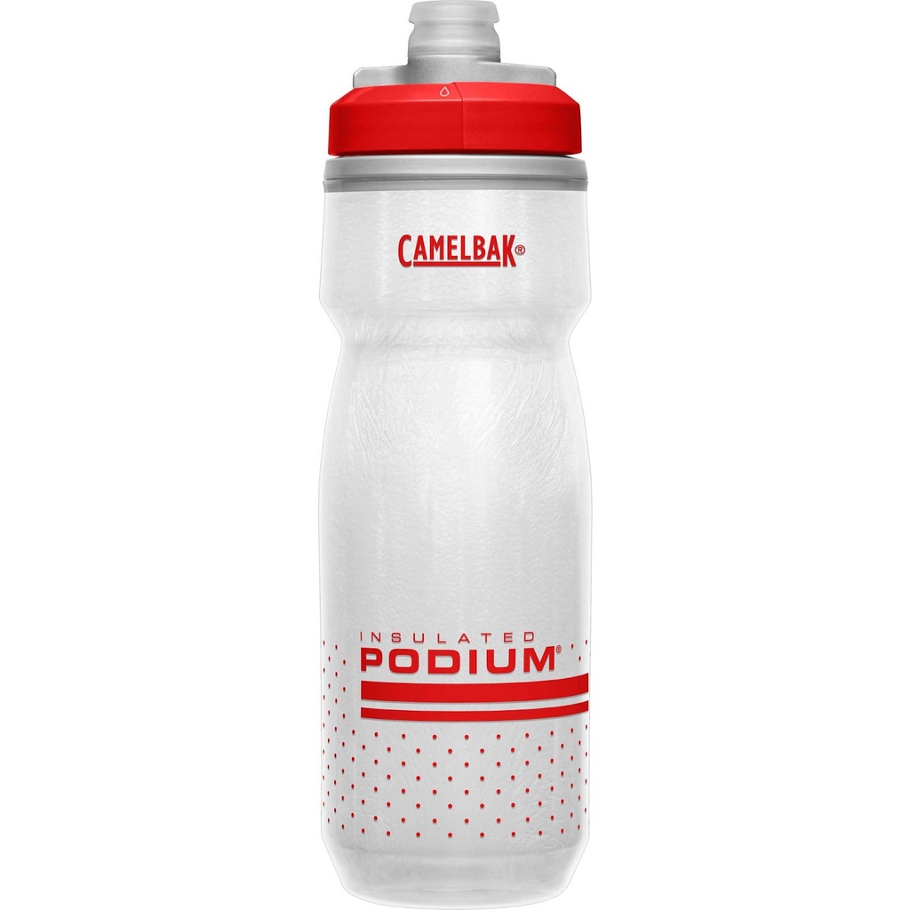 TERMO CAMELBAK PODIUM CHILL FIERY RED / WHITE 24 OZ