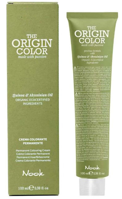 TINTE NOOK SIN AMONIACO PERMANENTE RUBIO OSCURO DORADO 6.3 100 ML