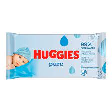 TOALLAS HUMEDAS HUGGIES PURE 56 WIPES